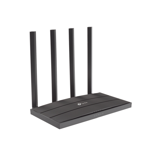 ARCHERC80 Router inalámbrico WiFi 5 ac / Wave 2 MU-MIMO 3x3 1900 Mbps / Doble Banda 2.4 y 5 GHz / 1 puerto WAN 10/100/1000 Mbps / 4 puertos LAN 10/100/1000 Mbps / Tecnología Smart Connect / Compatible con EasyMesh