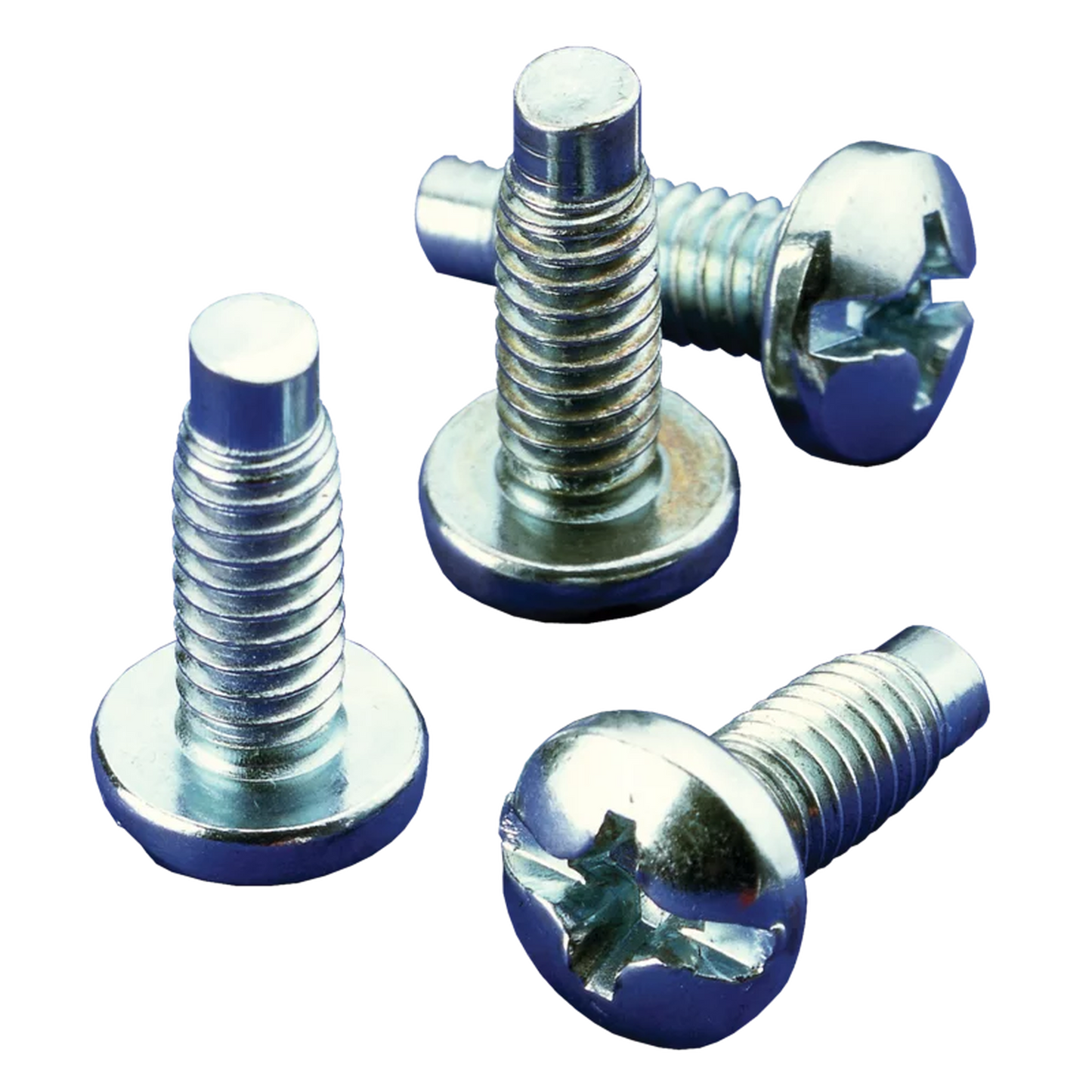 AS1032B - Kit de 20 Tornillos #10-32 x 0.75, Para Uso con Rieles de Tornillo Directo o Tuerca Enjaulada, de Acero, Color Negro