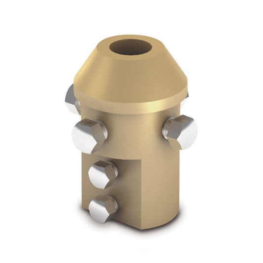 AT-011-A - Adaptador de Punta Pararrayo PDC en Mástil 1 1/2".