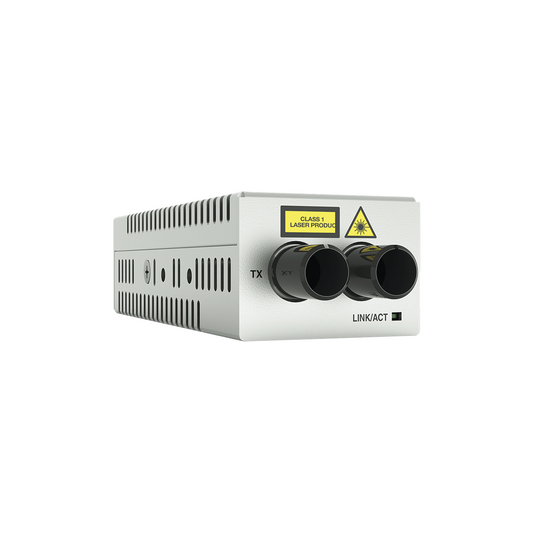 AT-DMC1000-ST-00 Mini Convertidor de medios de cobre a fibra MultiModo de escritorio 1000TX a 1000SX conector ST