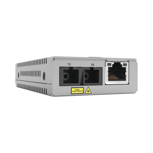 AT-MMC2000LX/SC-960 Convertidor de medios Gigabit, conector SC Distancia (20KM) Monomodo Versión TAA