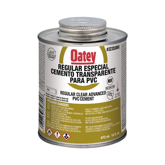 ATUP16PE - Pegamento / Cemento Claro de 473 ml para Tubo Conduit PVC Pesado.