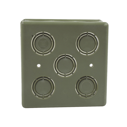 ATUP34CA - Caja Cuadrada  de 1/2" - 3/4" para PVC Conduti Pesado.