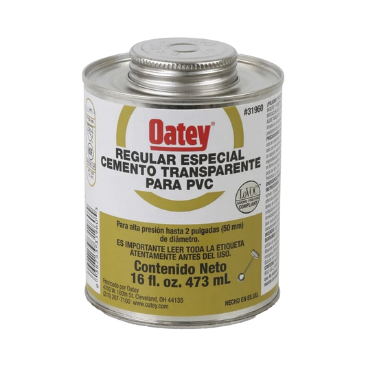 ATUP8PE - Cemento Claro de 236 ml para Tubo Conduit PVC Pesado.
