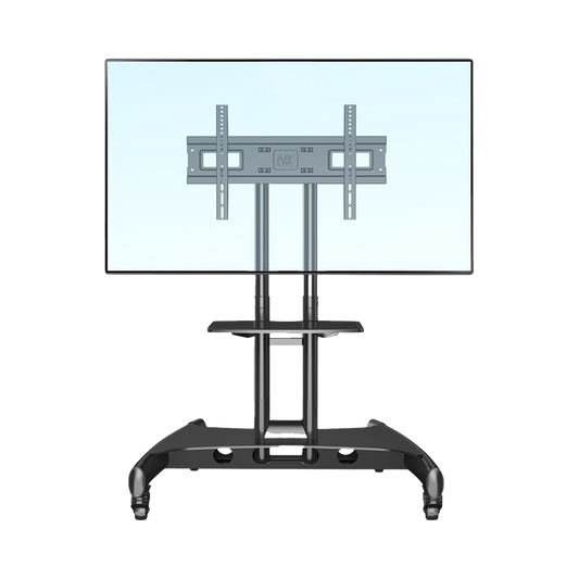 AVA1500601PNB Soporte de Pantalla con Ruedas / Compatible con Monitores de32 a 75 / Base para Colocar Accesorios Adicionales / Vesa 200*200 -600*400