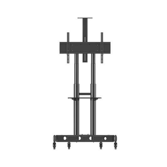 AVA1800-70-1PNB Soporte de Pantalla con Ruedas / Compatible con Monitores de 43a 90 / Base para Colocar Accesorios Adicionales / Vesa 200*200 - 800*500/ Carga máxima: 90.9Kg (200Lbs)