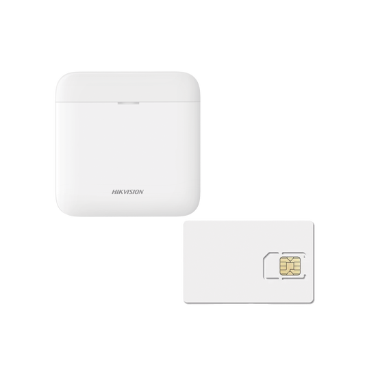 AXPRO-KIT-GSM-1Y (AX PRO) KIT de Alarma AX PRO / Incluye: 1 Hub con batería de respaldo / 1 año de Servicio de Datos 600MB / Wi-Fi / 3G/4G / Compatible con Hik-Connect P2P