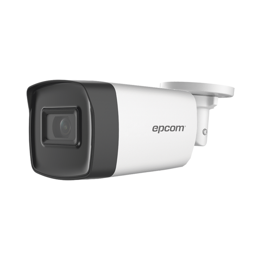 B8-TURBO-X8 - Bala TURBOHD 2 Megapíxeles (1080p) / Lente 3.6 mm / Exterior IP67 / 80 mts IR EXIR / dWDR / 4 Tecnologías