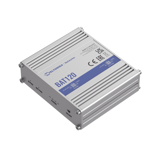 BAT120 - UPS industrial para (RUT2xx, RUT9xx, RUTXxx, TRBxxx) 2300 mAh 17 Wh, 12 volts de salida