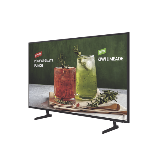 Television para negocios de 98 / Resolucion UHD 4K (3840x2160p) / Tizen / Entradas de Video HDMI / Bocinas Integradas / WIFI 5 / eARC.