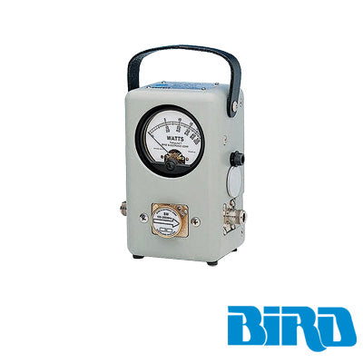 BIRD-43 - Wattmetro BIRD de Propósito General, Serie 43, 100 mW-10 kW y con Rangos de Frecuencias desde 450 kHz a 1260 MHz, según el elemento (No Incluido).
