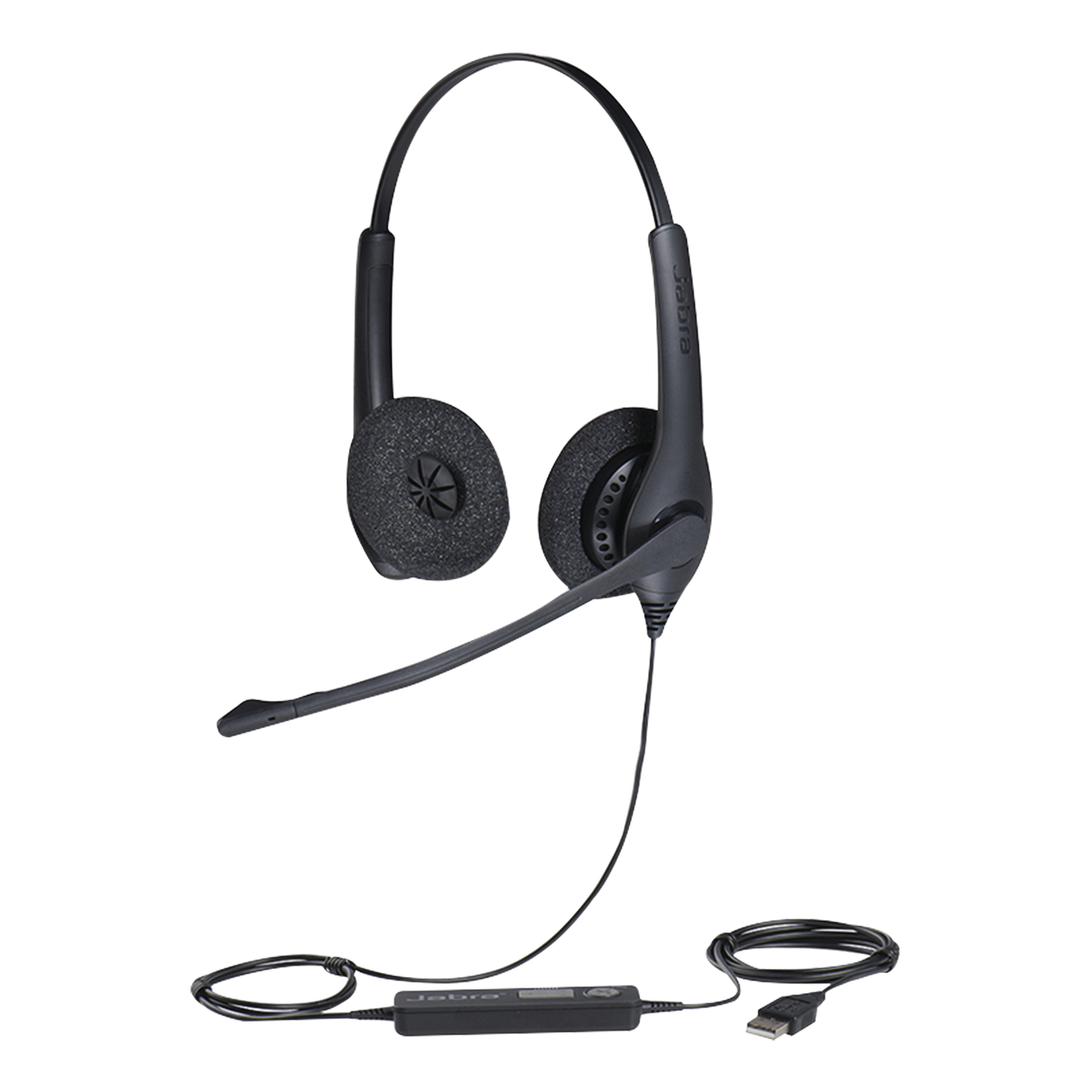 BIZ-1500-DUO-USB Jabra Biz 1500 Duo, auricular profesional con cancelación de ruido, ideal para contact center con conexión USB (1559-0159)