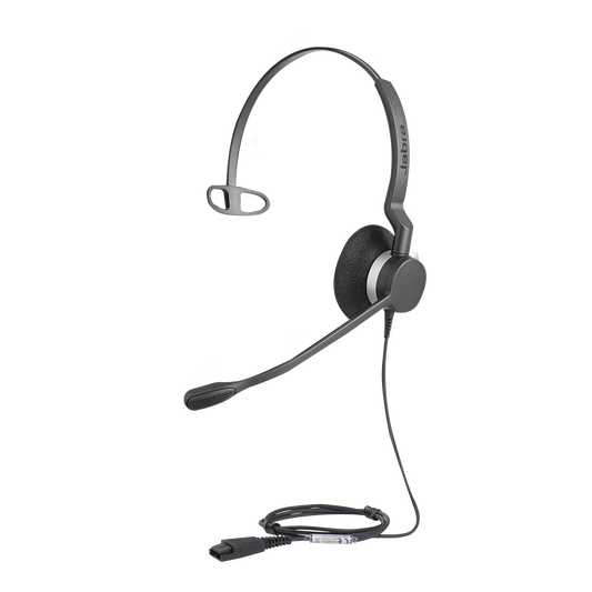 BIZ-2300-MONO-QD Jabra Biz 2300 Mono con conexión QD, resistente para contact center con brazo articulado con giro de 360º  (2303-820-105)