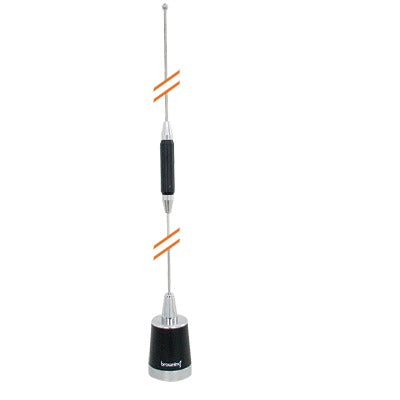 BR-450-NGP - Antena Móvil UHF, Ajustable en Campo, Rango de Frecuencia 450-470 MHz.