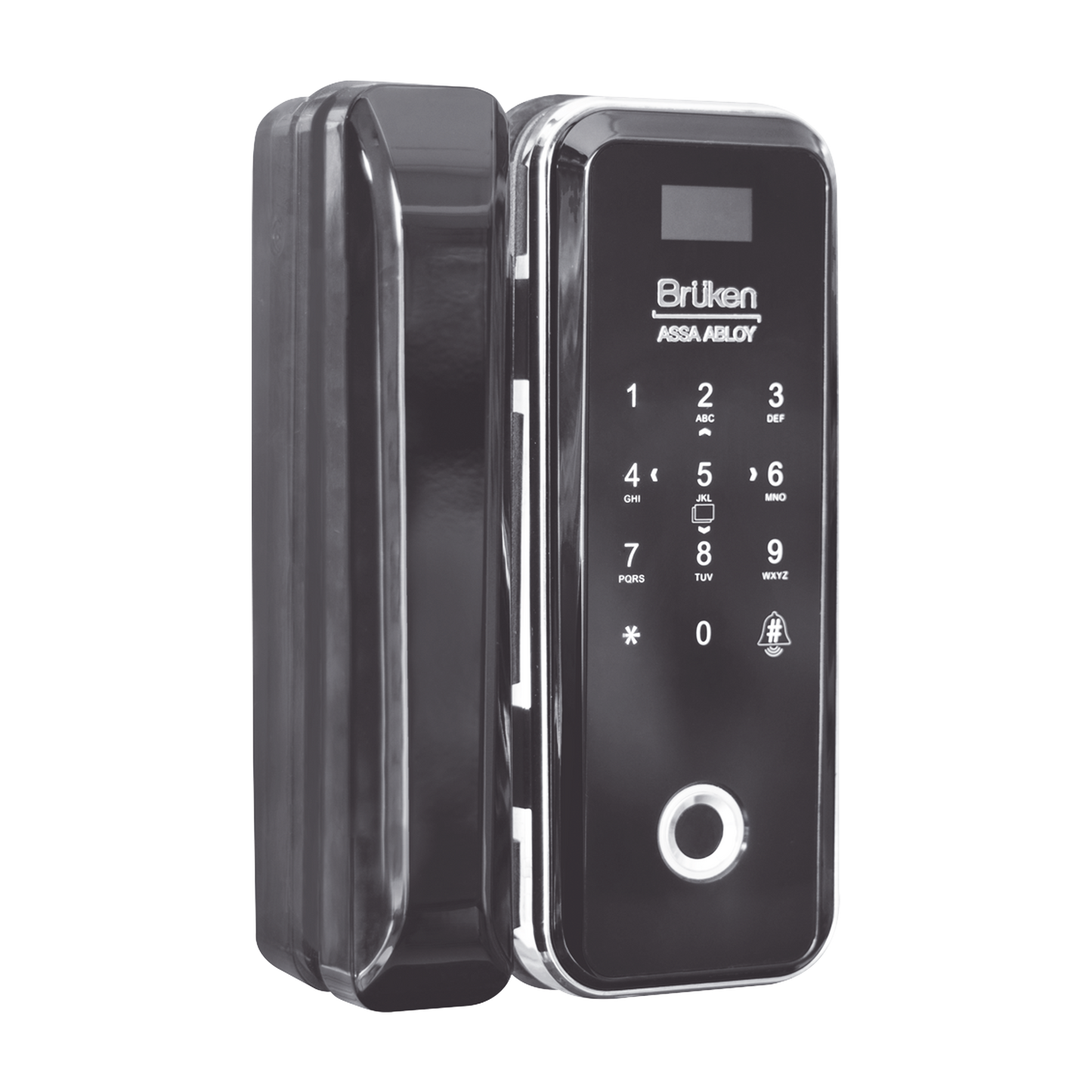 BRK3550 Cerrojo Electrónico con Lector de Huella/ Contraseña/ Tarjeta para Puerta de Vidrio