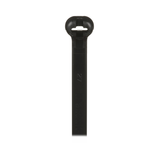 BT4LH-TL0 - Cincho Dome-Top Nylon 6.6, 378mm largo x 7mm ancho, Color Negro. Paquete de 250 piezas