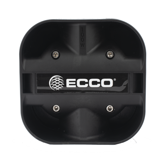 C3100U - Bocina Compacta de Uso Rudo, 100 Watts de Potencia, Ideal Para Vehículos de Encubierto, Con Soporte Universal, 11 Ohms de Impedancia