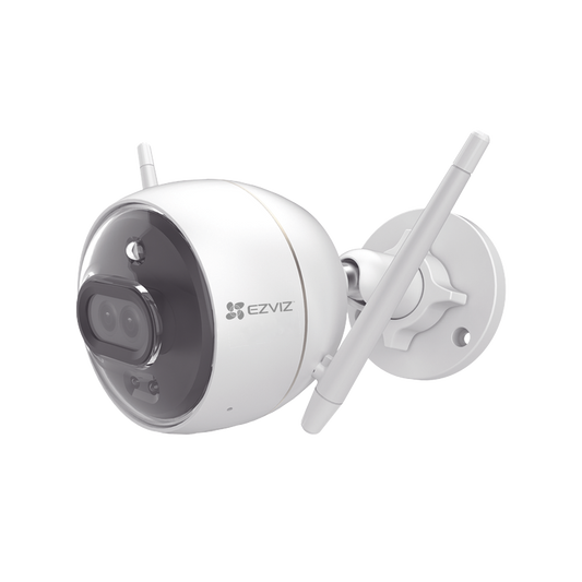 C3X Bala IP 2 Megapíxel / Wi-Fi  / Doble Lente / COLORES EN OSCURIDAD /  Notificación a la App al Detectar Personas o Vehículos  / Grabación en la nube / Audio de dos vías / Luz Estroboscópica / Sirena / Ranura Para M