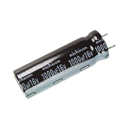 CAEL-38 - Capacitor Electrolítico de 680 uFd (o 1000 uFd), 16 Vcc para C1 y C3 del MONITOR COM-3010.