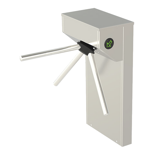 CAME-500-E Torniquete Tipo Tripode de Medio Cuerpo / Acabado en Acero Inoxidable / De Apertura Bidireccional / Compatible Con Paneles de Control De Acceso