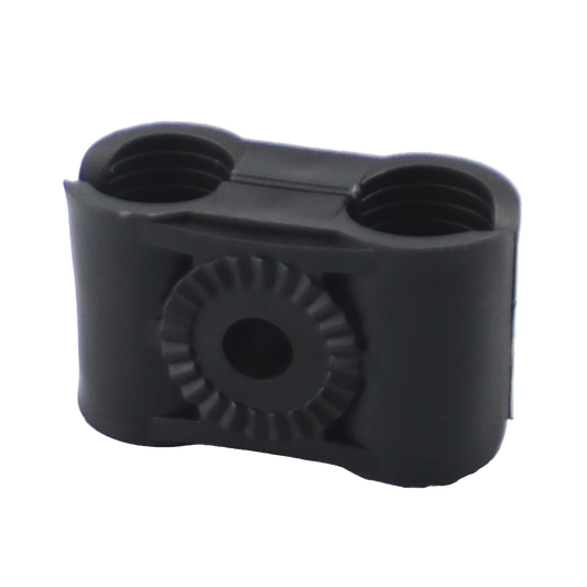 CB-12 - Paquete de 10 Sujetadores Plasticos Para Cable Coaxial de 1/2"