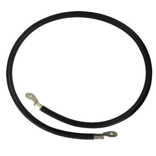 CBL-AWG2-1B - Cable para Baterías, 1 m, Negro, Calibre 2 AWG con Terminales de Ojo en Ambos Extremos