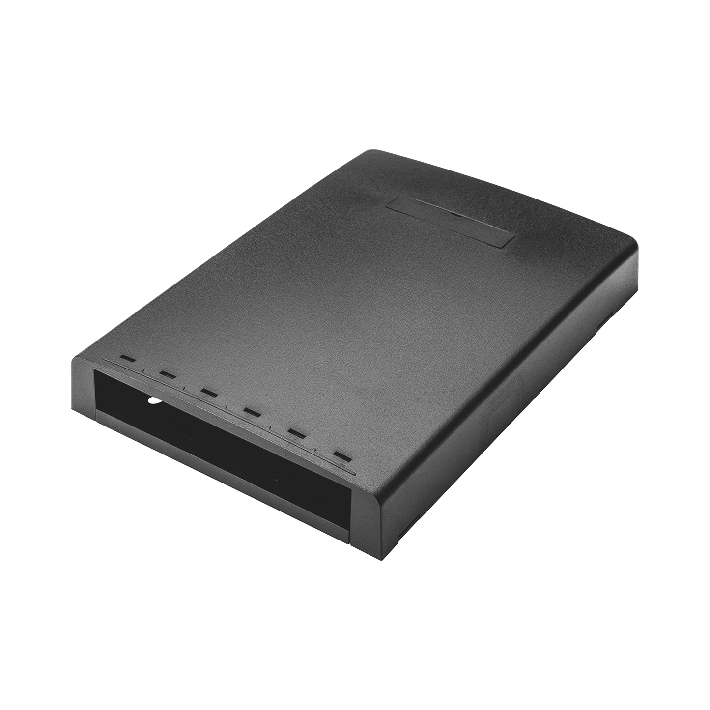 CBXF6BL-AY - Caja de Montaje en Superficie, Con Accesorio para Resguardo de Fibra �ptica, Para 6 M�dulos Mini-Com, Color Negro