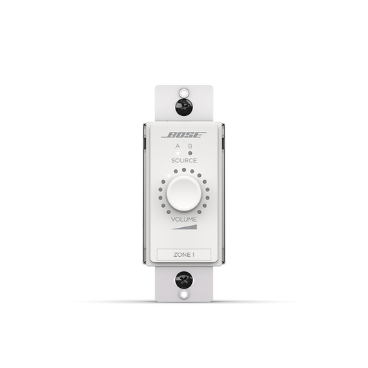 CC2-DW - Control de volumen Digital | Selector de Fuente de Audio (A/B) | ControlCenter | Blanco