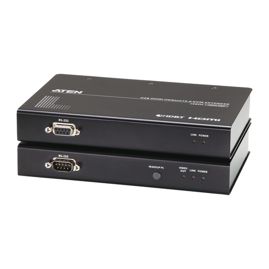 CE820 - Kit Extensor KVM | 100m  | Conector HDMI | HDBaseT™ | Resolución 4K | USB 2.0 | Audio Estéreo