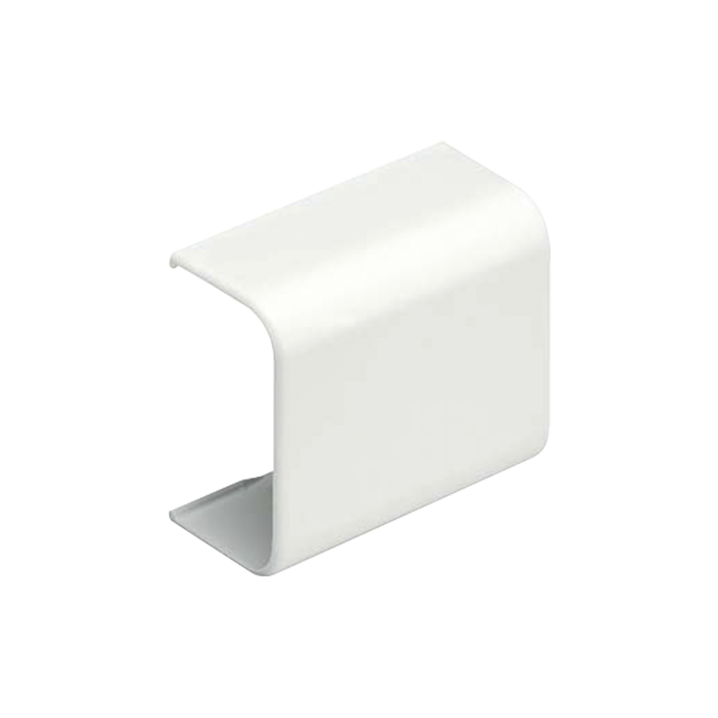 CF3IW-E - Unión recta, para uso con canaleta LD3, material ABS, Color Blanco Mate