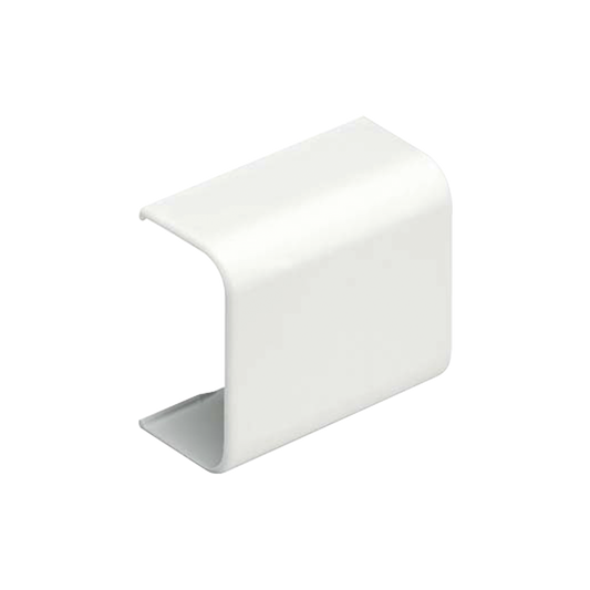 CF3IW-E - Unión recta, para uso con canaleta LD3, material ABS, Color Blanco Mate