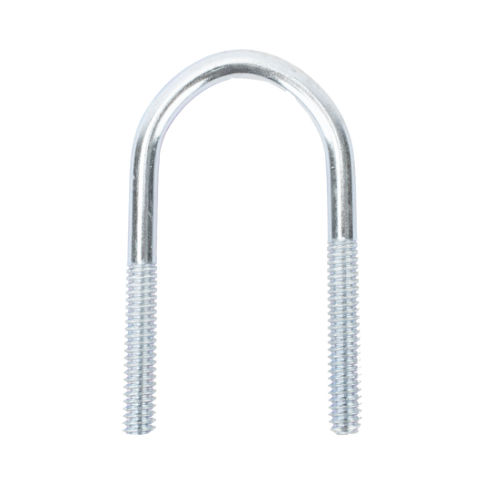 CH-ABR-U-51 - Abrazadera tipo U de 2 ", con acabado Electro Zinc, no incluye tuercas y arandelas