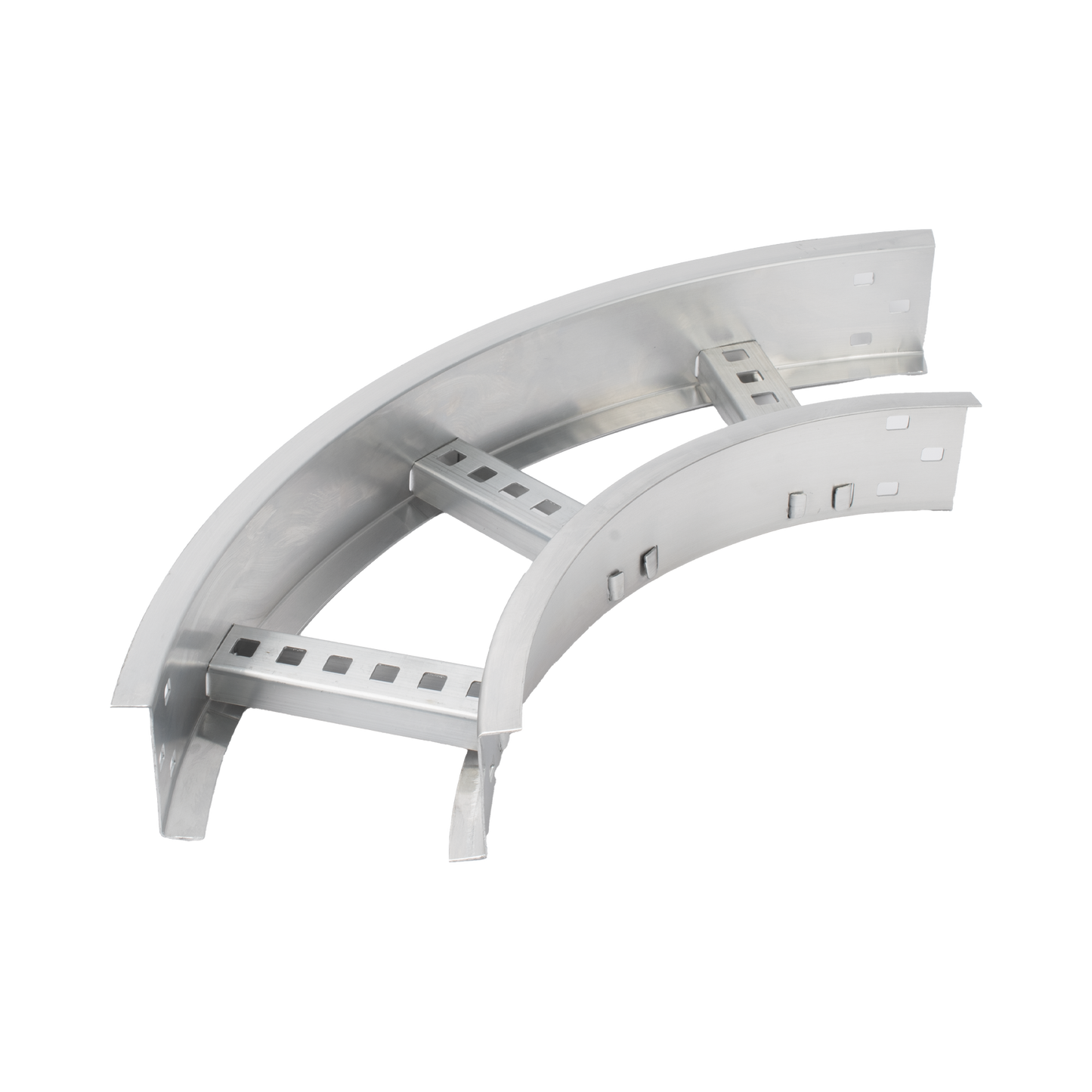 CHC908R8X6AK - Curva Horizontal de Aluminio de 90° Perfil Z / Peralte 3 1/4" / Ancho 6" / Radio 8" / Incluye Tornillería (CHC90EZ314R8X6AK)