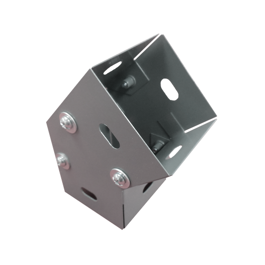 CH-DCH45100L - Derivación codo horizontal de 45 grados 100 X 100 mm, fabricado en lámina de acero al carbón