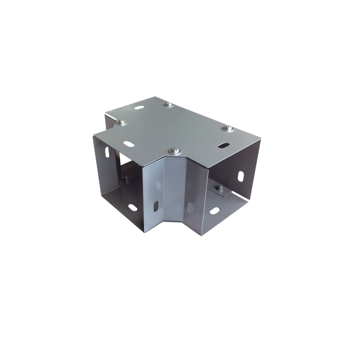 CH-DCT100L - Derivación "T" horizontal 100 x 100 mm (3.94 x 3.94 pulg.), fabricado en lámina de acero al carbón