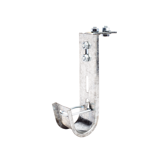CH-J38-EZ - Soporte (Gancho) tipo J-Hook, hasta 14 cables Cat6, ideal para soportar cableado en los espacios de manipulación al aire, Para instalación en interior