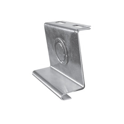 CH-PST-AUT-66EZ - Placa salida a tubo automática con chequeador 1/2 y 3/4 de 66 mm, con acabado Electro Zinc