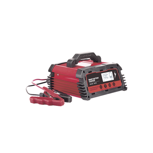 CHR-250 - Cargador de Baterías / 12 o 24 Vcc / hasta 250 Ah / 25 A / Display LCD