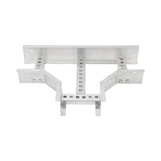 CH-THE8R8X6AK - Derivación "T" Horizontal de Aluminio Perfil Z / Peralte 3 1/4" / Ancho 6"/ Radio 8" / Incluye Tornillería (CHTHEZ314R8X6AK)