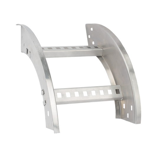 CHVE908R8X12AK - Curva Vertical Exterior de Aluminio de 90° Perfil Z / Peralte 3 1/4" / Ancho 12" / Radio 8" / Incluye Tornillería (CHVE90EZ314R8X12AK)