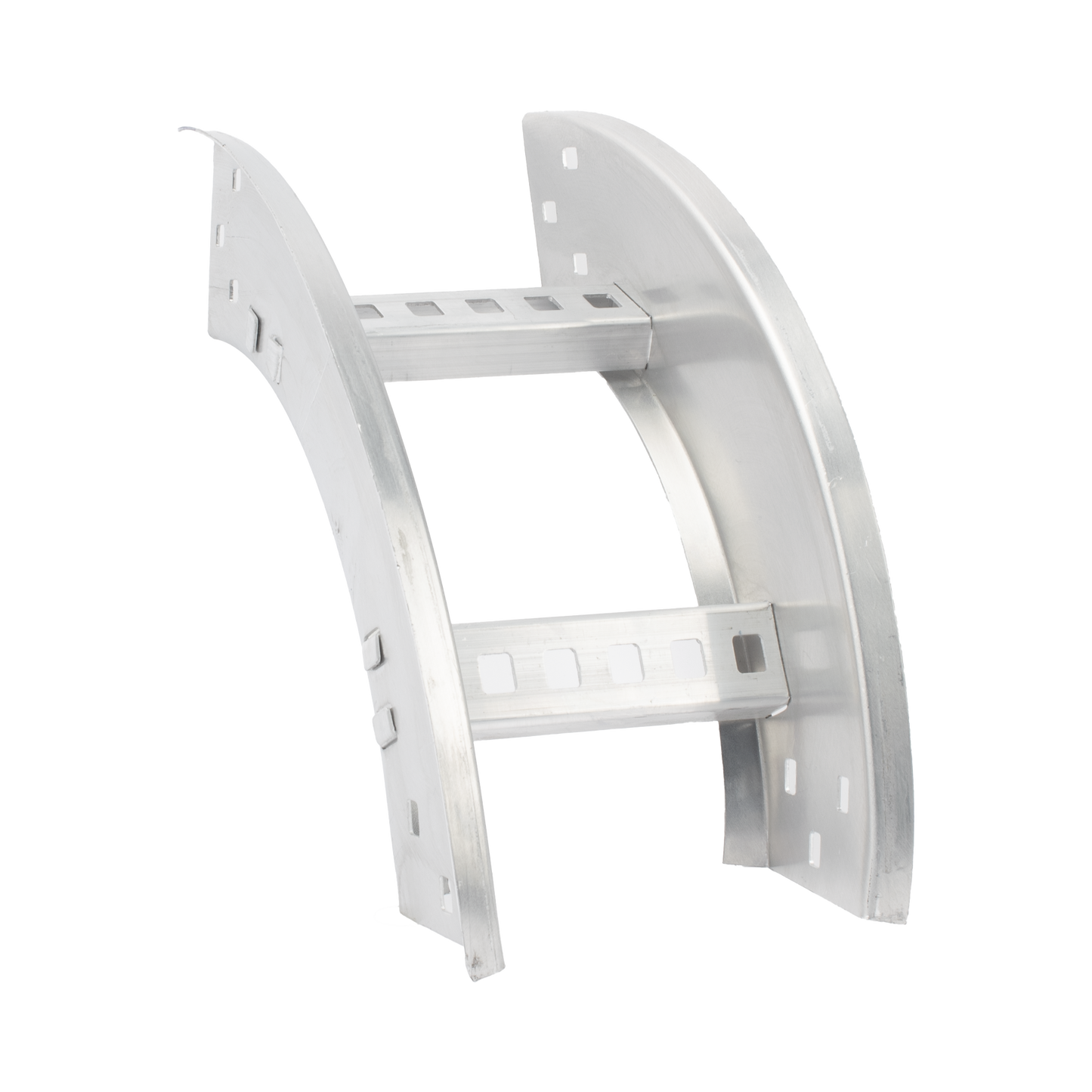 CH-VE-908R8X6AK - Curva Vertical Exterior de Aluminio de 90° Perfil Z / Peralte 3 1/4" / Ancho 6" / Radio 8" / Incluye Tornillería