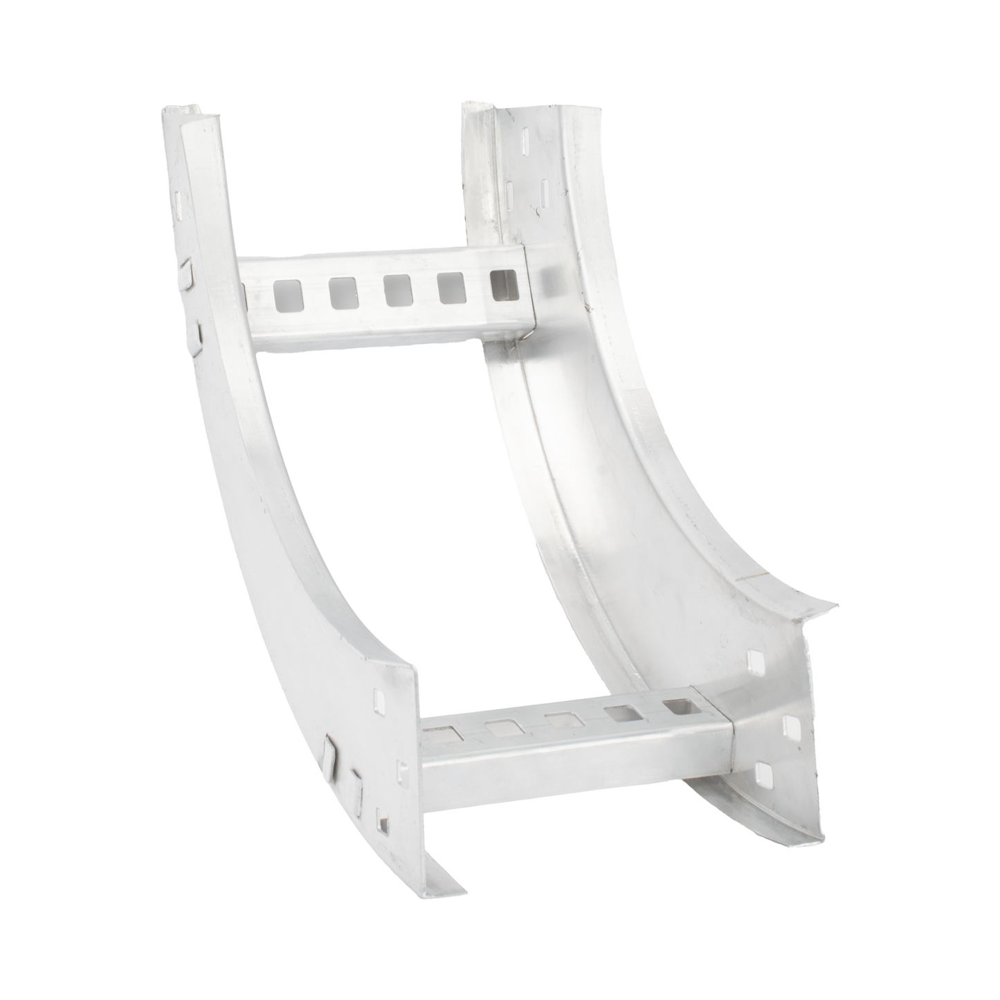 CHVI908R8X6AK - Curva Vertical Interior de Aluminio de 90° Perfil Z / Peralte 3 1/4" / Ancho 6" / Radio 8" / Incluye Tornillería