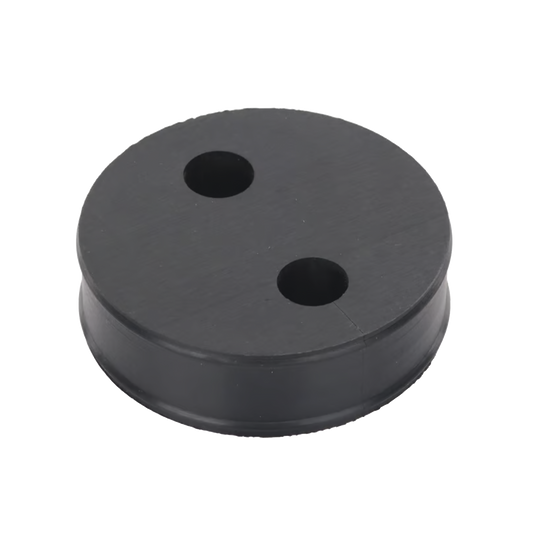 CI212 - Inserto de Caucho de 4" Con Dos Orificios para Cable de 1/2 in