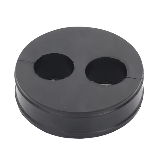 CI-2-78 - Inserto de Caucho de 4" Con Dos Orificios para Cable de 7/8 in