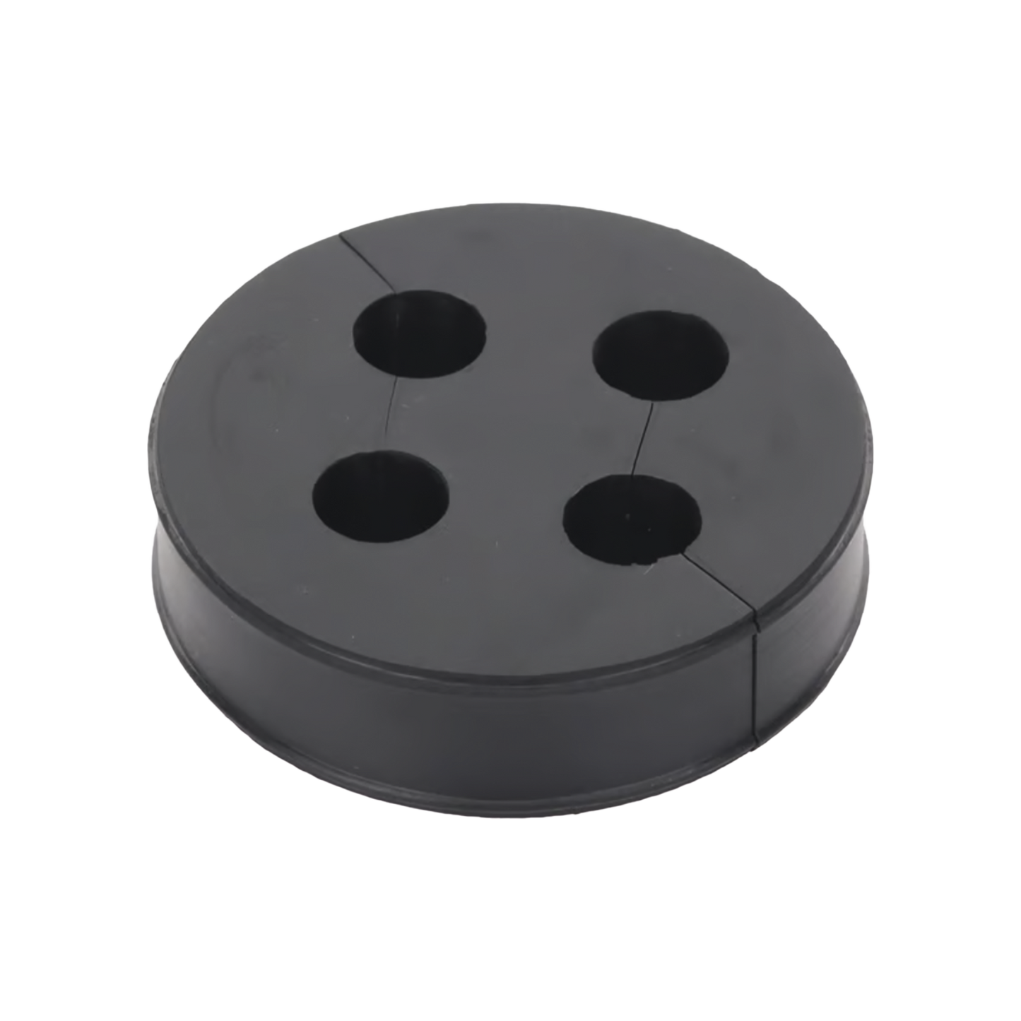 CI438 - Inserto de Caucho de 4" Con Cuatro Orificios para Cable de 3/8 in