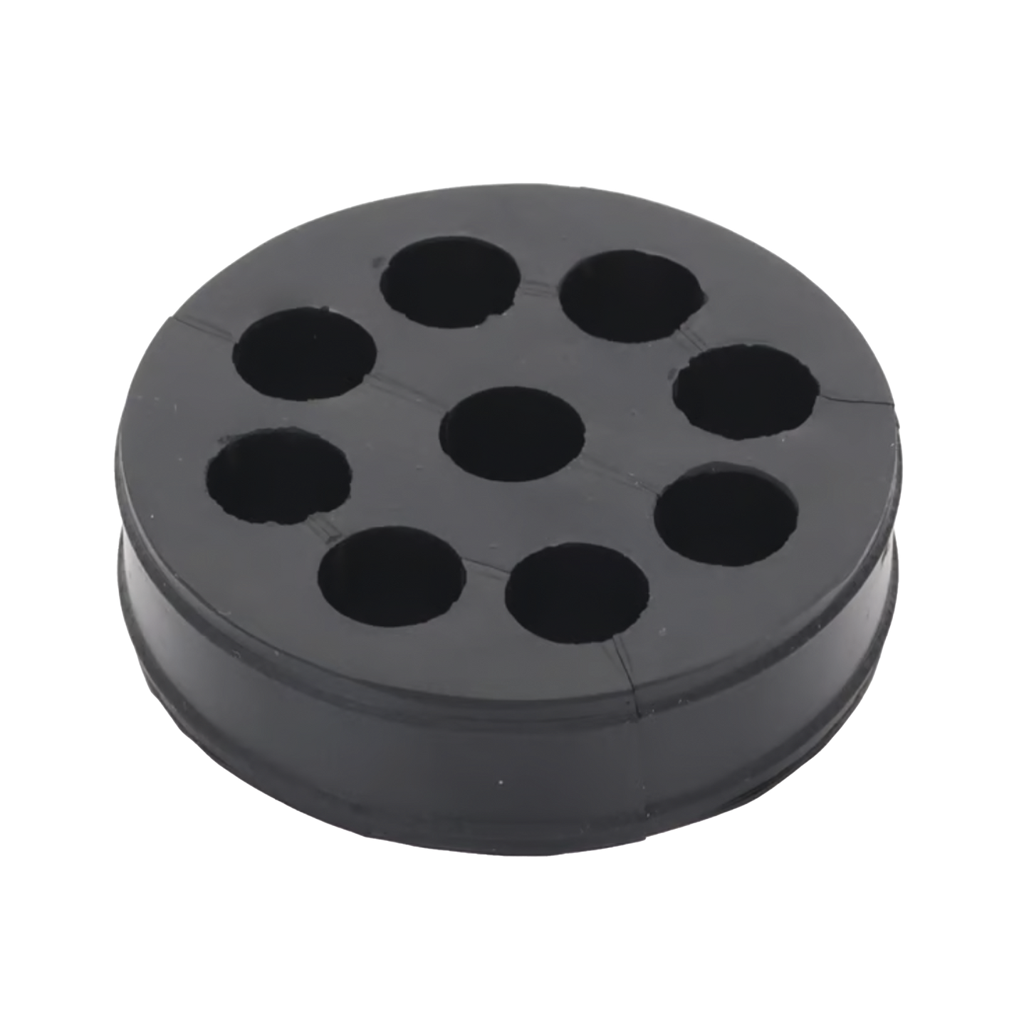 CI912 - Inserto de Caucho de 4" Con Nueve Orificios para Cable de 1/2 in