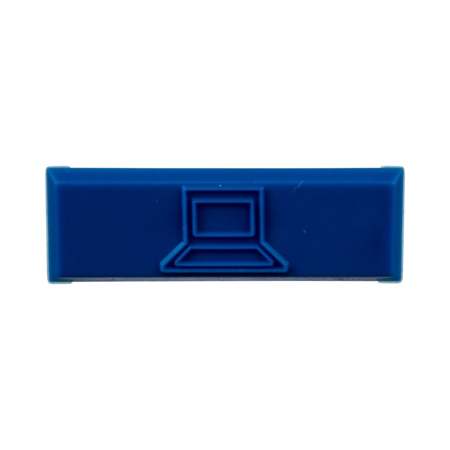 CIDBU-C - Paquete de 100 Iconos de Datos de Instalaci�n a Presi�n, Para Jacks Mini-Com de Panduit, De Pl�stico, Color Azul