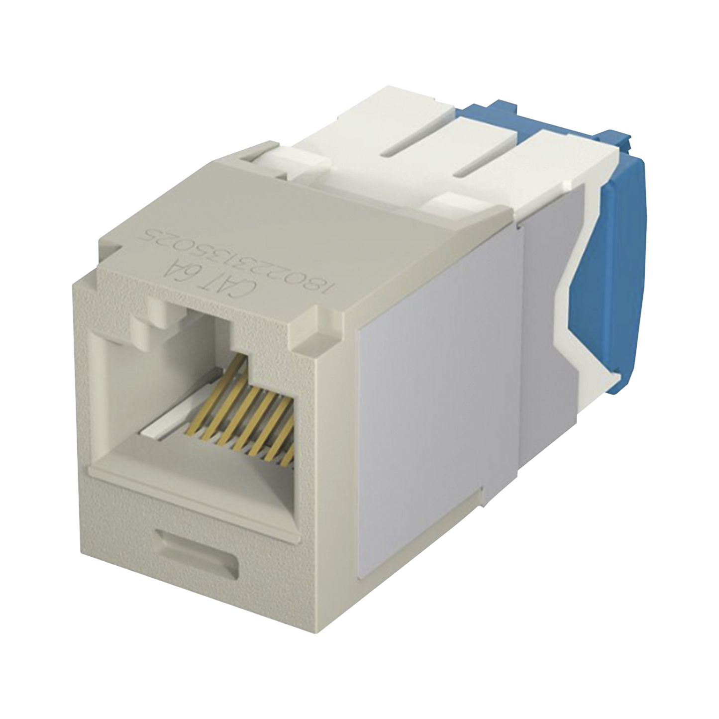 CJ6X88TGIG - Conector Jack RJ45 Estilo TG, Mini-Com, Categor�a 6A, de 8 Posiciones y 8 Cables, Color Gris