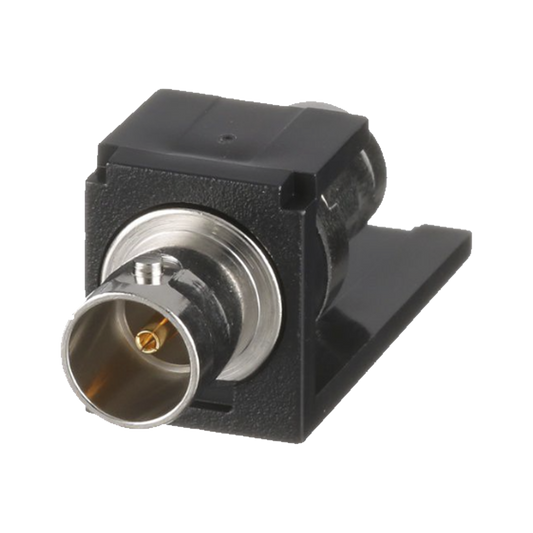 CMBA75BLY - M�dulo Acoplador Coaxial Tipo BNC, Mini-Com, de 75 Ohms, Color Negro