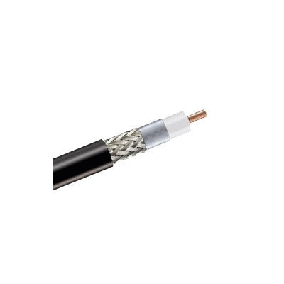 CNT-400 - Cable Coaxial 90% de Blindaje, Certificaci�n RoHS, Conductor de Cobre Revestido de Aluminio, 50 Ohms